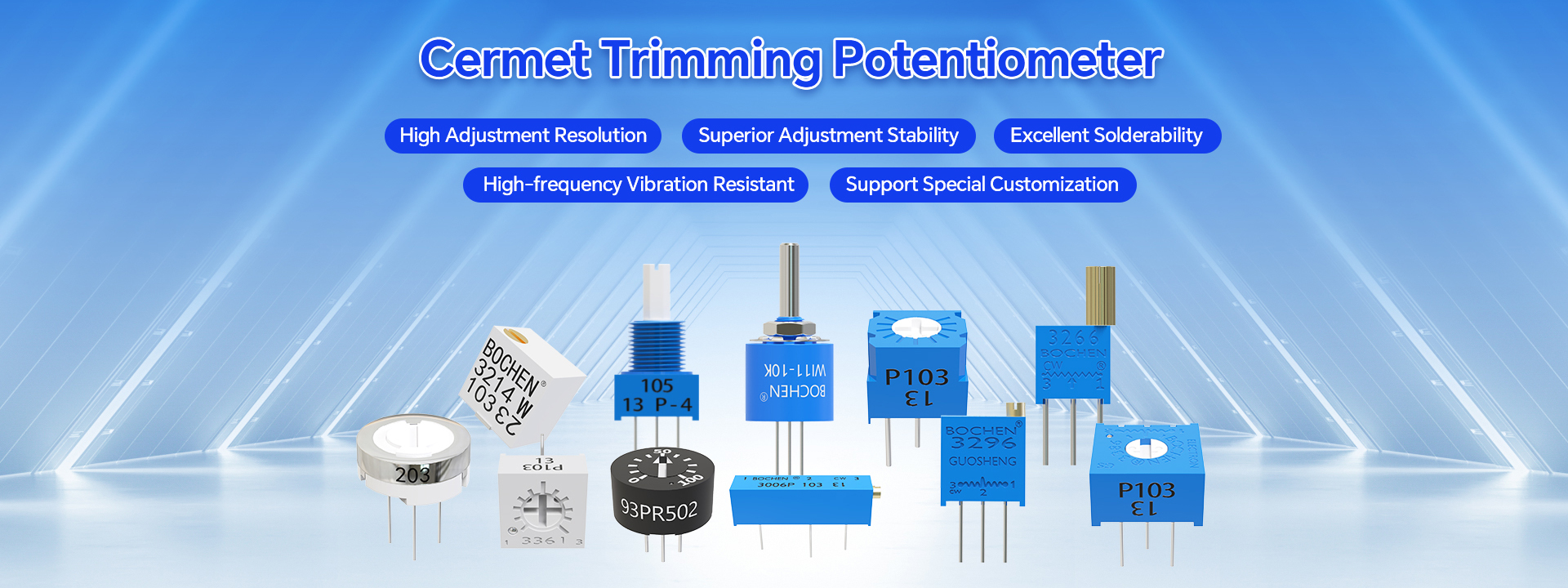 Kalite düzeltici potansiyometre Fabrika