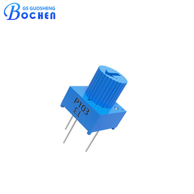 Çukurdan Çevre Tek Dönümlü Cermet Trimmer Precision Potentiometer 3362 0.5w 10Ω 5MΩ 1/4 ′′