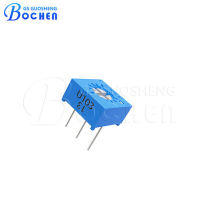 Düzenlenebilir hassasiyetli Cermet U103 3362 Trimmer Potentiometer 3362U-1-103LF
